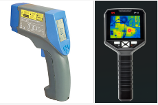 What's the difference between infrared thermometer and thermal camera